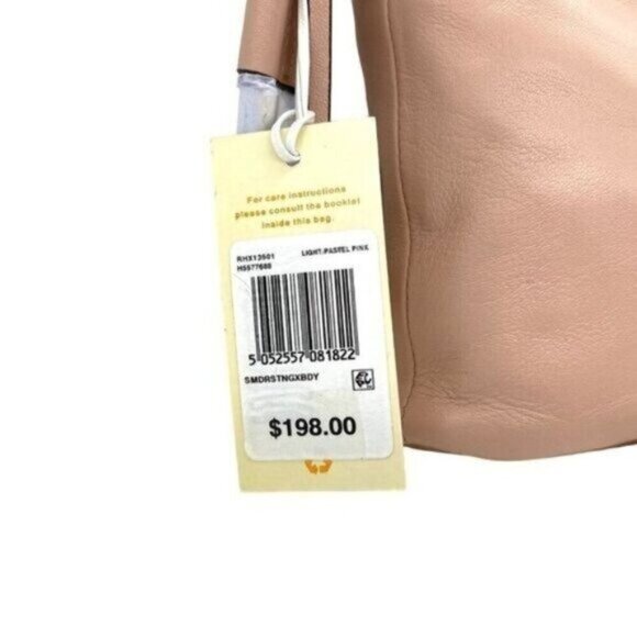 Radley London Sunny Rise Womens Bucket Bag Pastel Pink Leather New - Picture 5 of 13